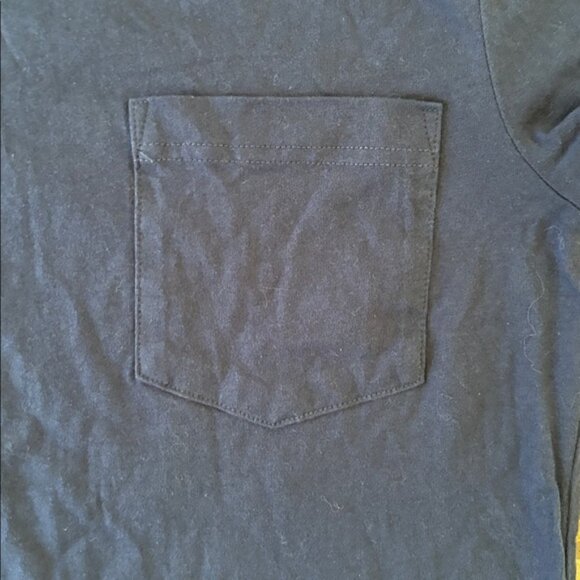 PINK Navy Blue Pocket Tee size small - Picture 5 of 5